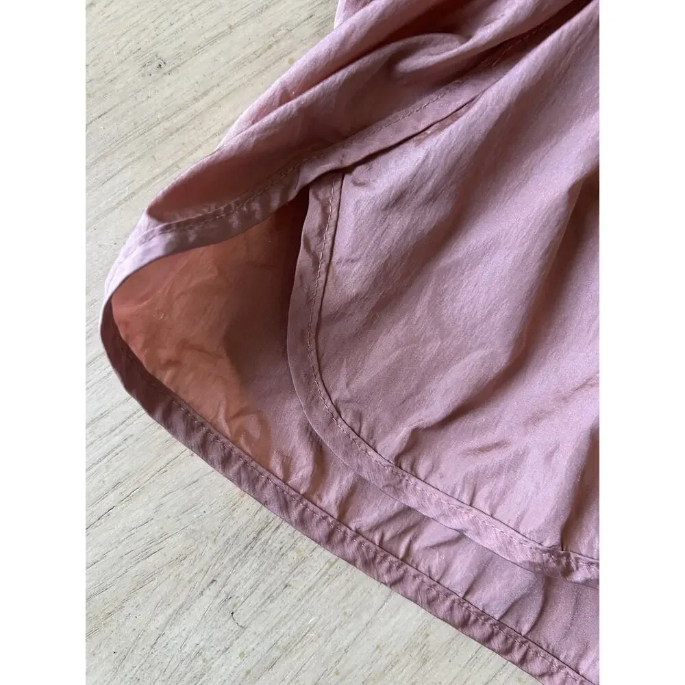 Free People FP Movement The Way Home High Waist Shorts Blush Athletic Gym S EUC